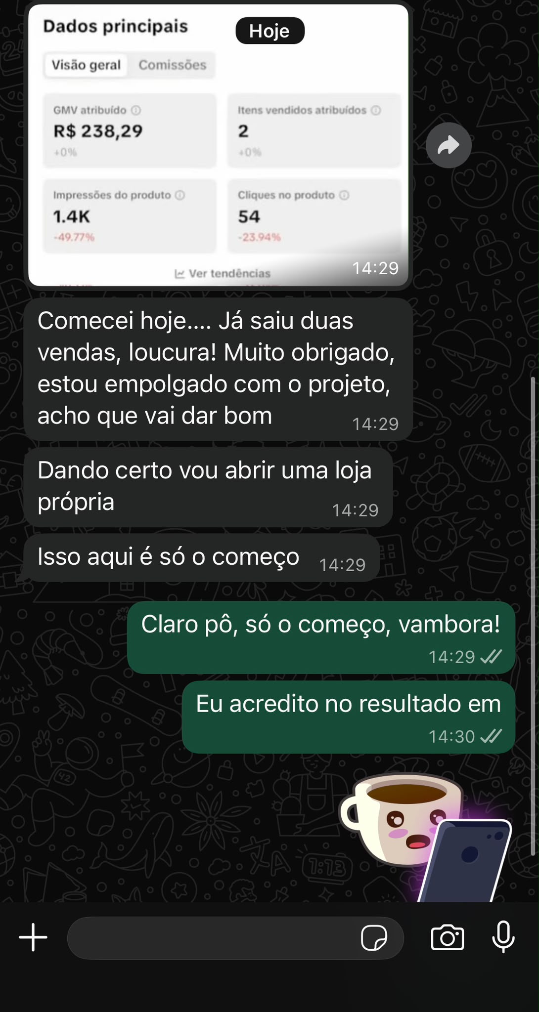Depoimento de aluno 3